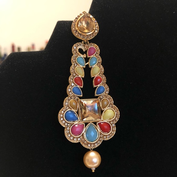 Multicolor earrings - Picture 2 of 2